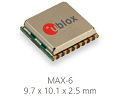 紧凑型GPS模块MAX-6系列模块