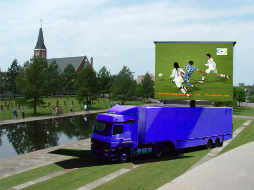 P16mm-SMD 3 in 1 Outdoor Mobile LED display