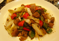 京葱黑椒牛肉粒 Diced Beef with Leek