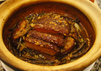 豆角干扣肉