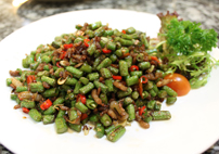 鱼露肉末干煸四季豆