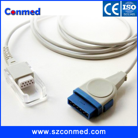 GE Marquette DS-100A Spo2 sensor extension cable.11pin to DB9 Female
