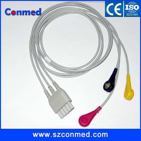 Contec holter ECG CABLE with leads