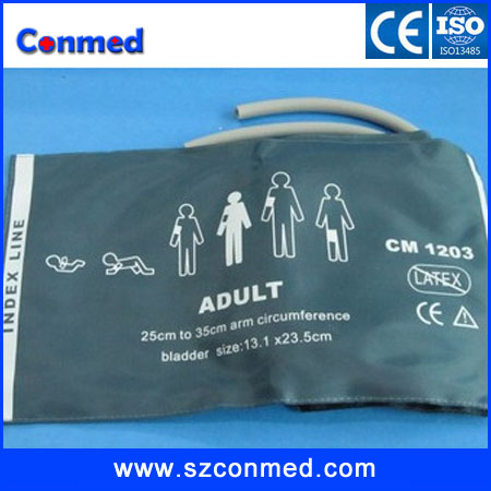 Adult thigh bladder blood pressure NIBP CUFF,Dual tube